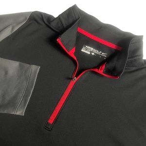 Nike Golf Large Long Sleeve 1/4 Zip Dri Fit Men's Shirt‎
